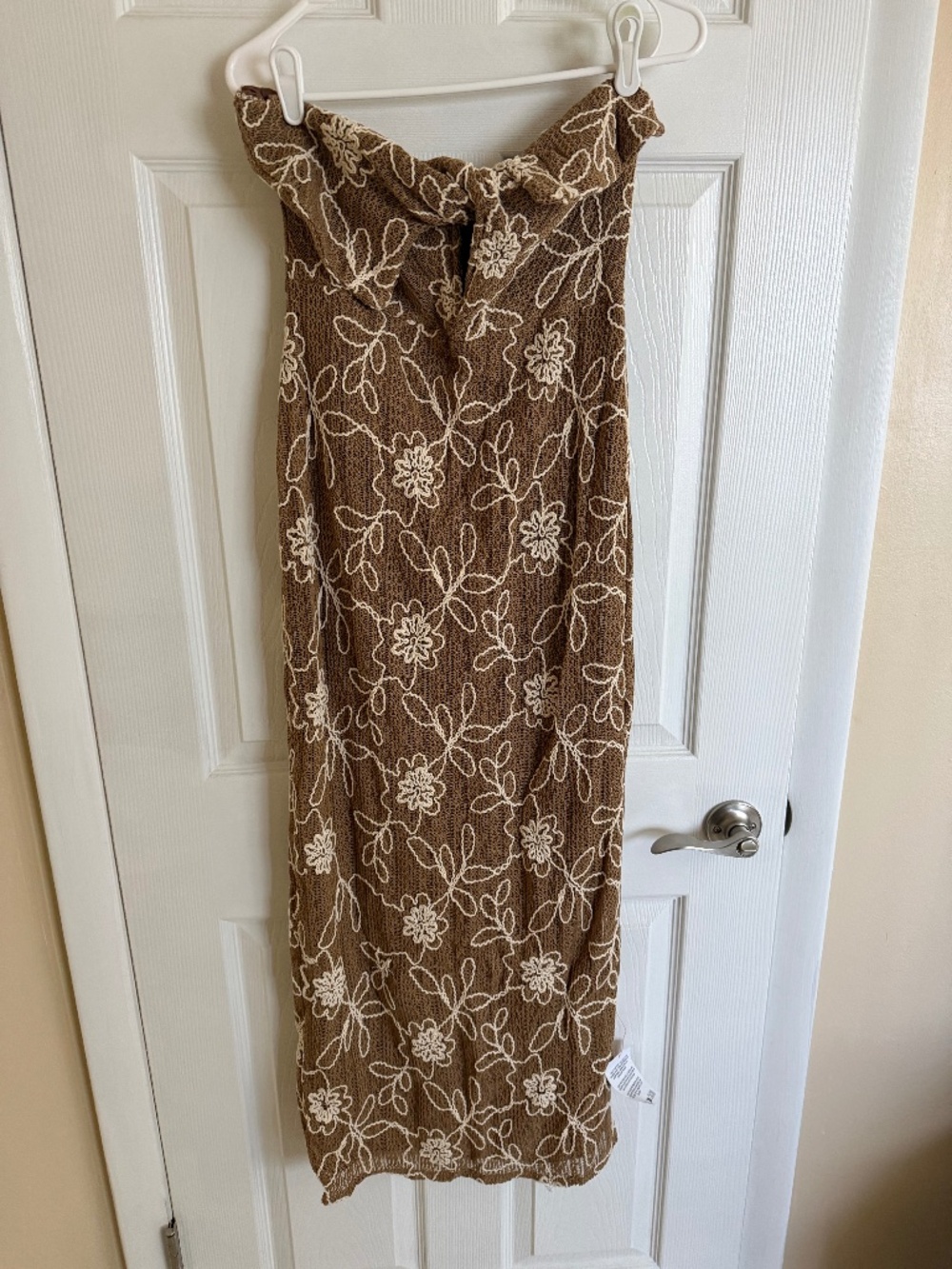 Brown long dress (us 10)